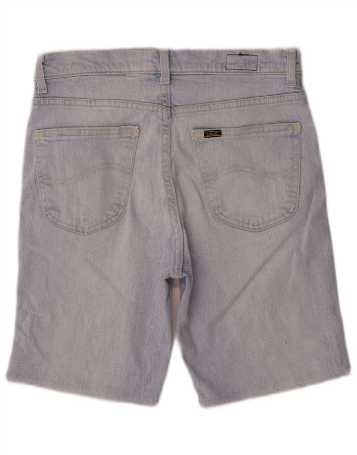 Pantaloncini di jeans da uomo Lee W33 grandi in cotone blu