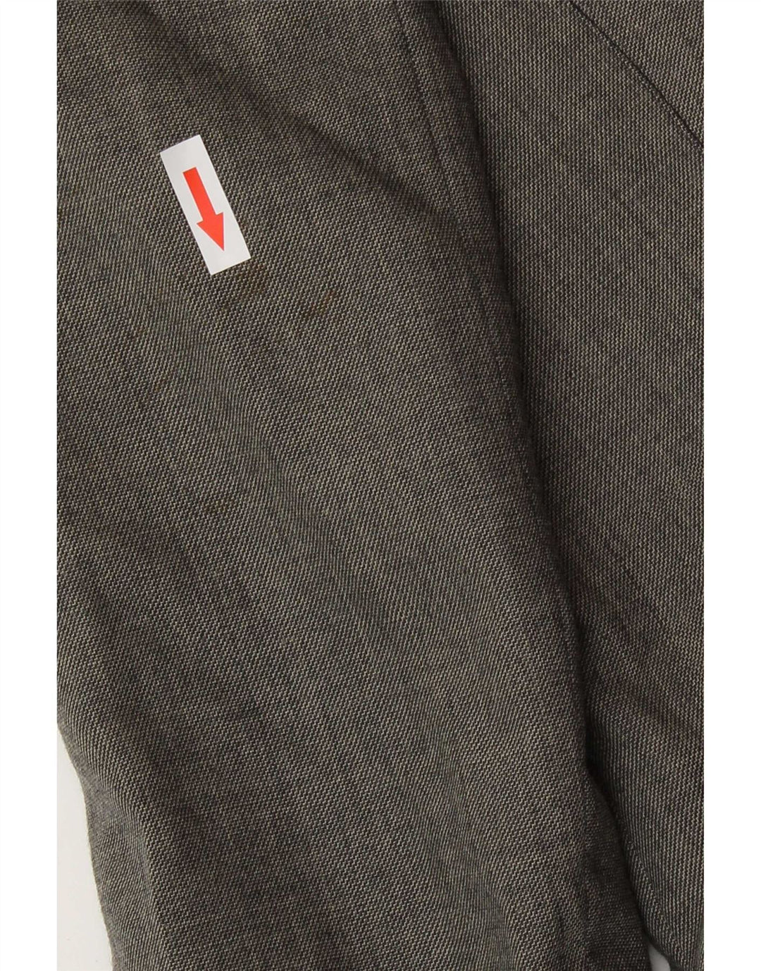 Giacca blazer doppiopetto vintage da donna IT 44 in lana grigio medio