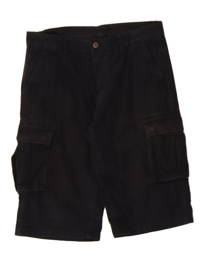 SCOUT Mens High Waist Cargo Shorts XS W32  Black Vintage Scout and Second-Hand Scout from Messina Hembry 