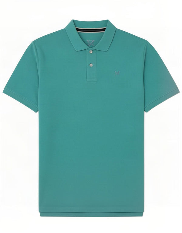 Crew Clothing Polo da uomo XL in cotone turchese