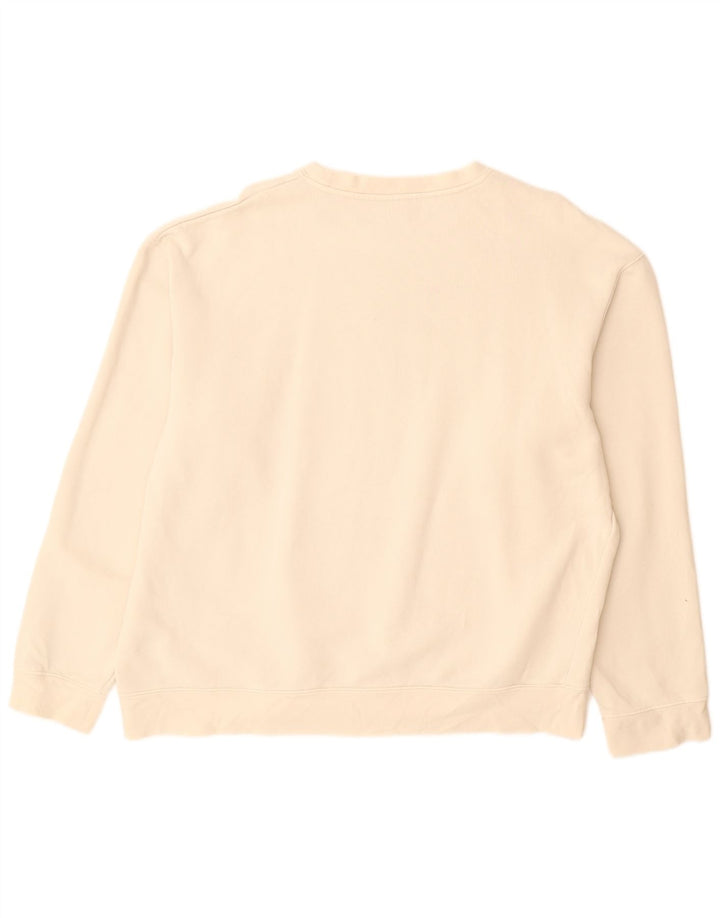 Felpa da donna Zara UK 20 2XL cotone bianco sporco