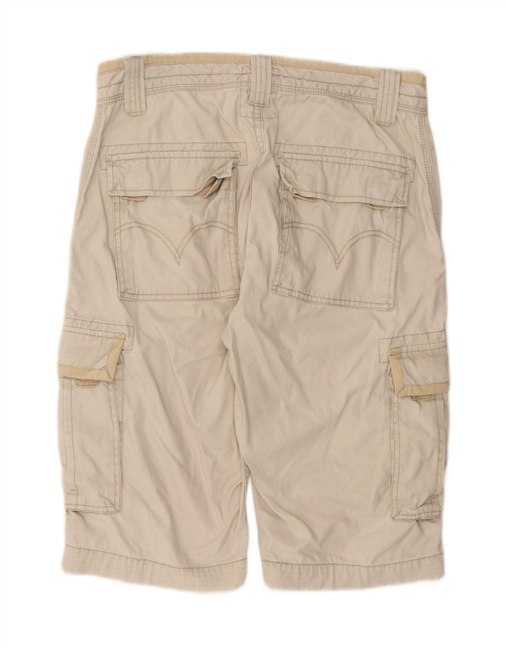 Pantaloncini cargo da uomo LEVI'S W32 in cotone beige medio