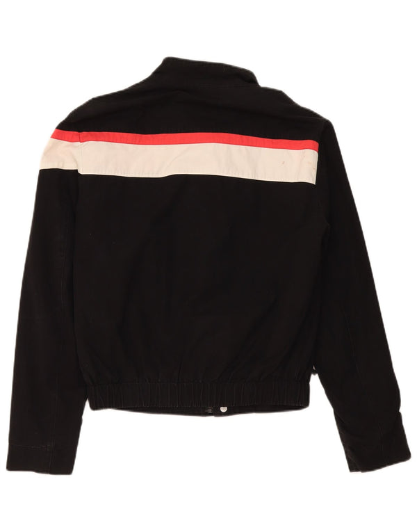 Giubbotto bomber da donna Bikkembergs UK 14 cotone color block nero medio