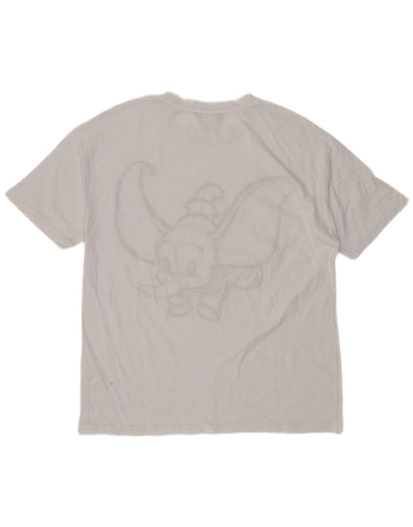 T-shirt grafica Zara da donna Dumbo Top UK 14 stampa animalier bianca media