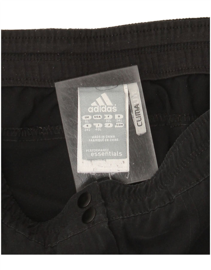 Pantaloni da tuta Adidas Climalite da donna UK 8 Small Poliestere nero