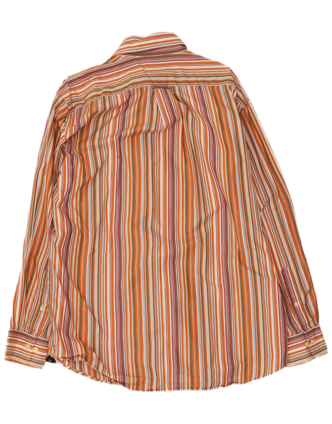 Gant Camicia elegante da uomo in cotone a righe grandi multicolore