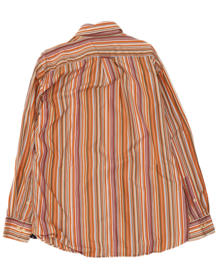 Gant Camicia elegante da uomo in cotone a righe grandi multicolore
