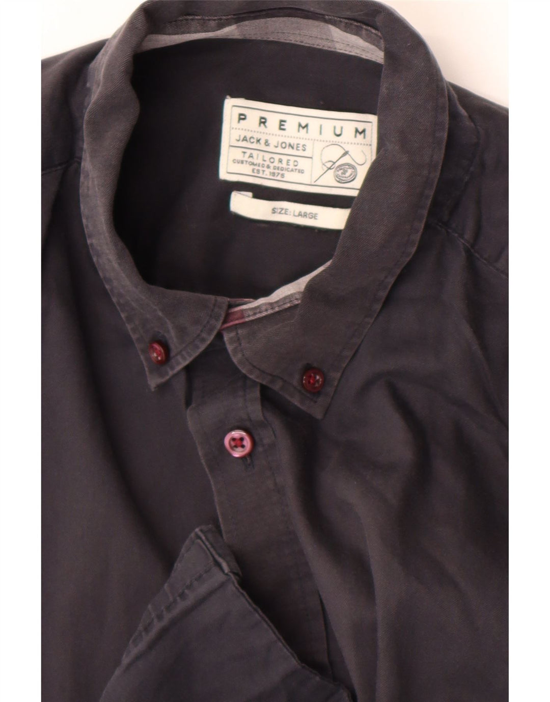 Camicia da uomo Jack & Jones grande blu navy