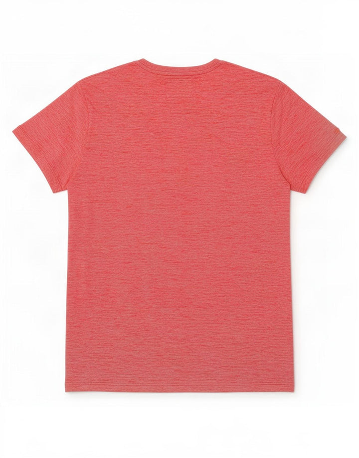 T-shirt da uomo Superdry Top rosso medio chiazzato