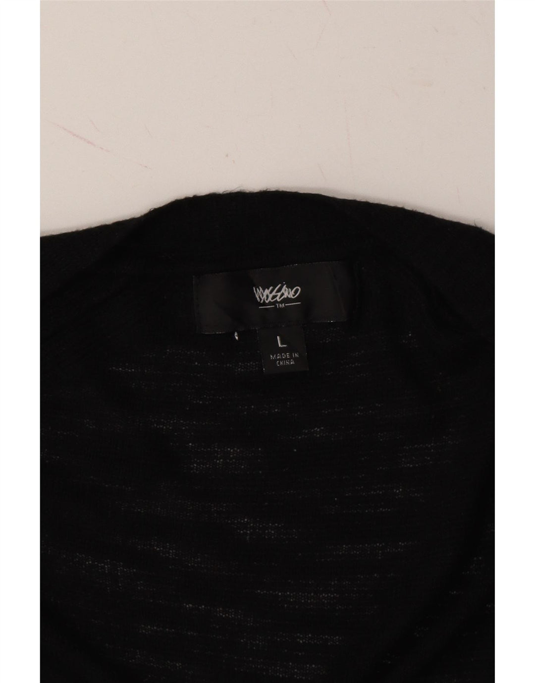 MOSSIMO Womens Longline See Through Cardigan Sweater UK 16 Large Black Vintage Mossimo and Second-Hand Mossimo from Messina Hembry 