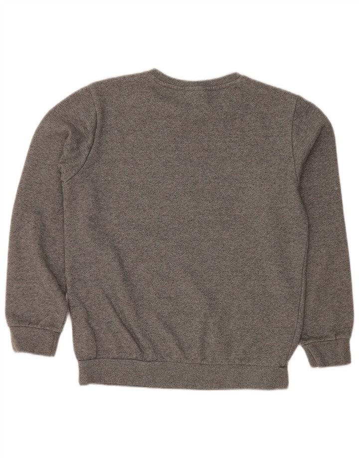 CHAMPION Boys Graphic Sweatshirt Jumper 11-12 Years Large Grey Flecked