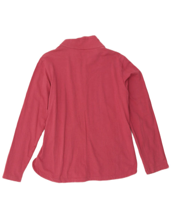 Giacca da tuta da donna Champion UK 14 grande cotone a righe rosa