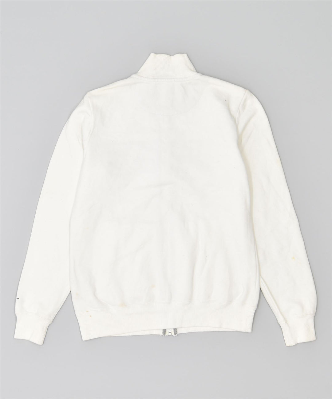 Giacca da tuta da donna NIKE UK 12 cotone bianco medio