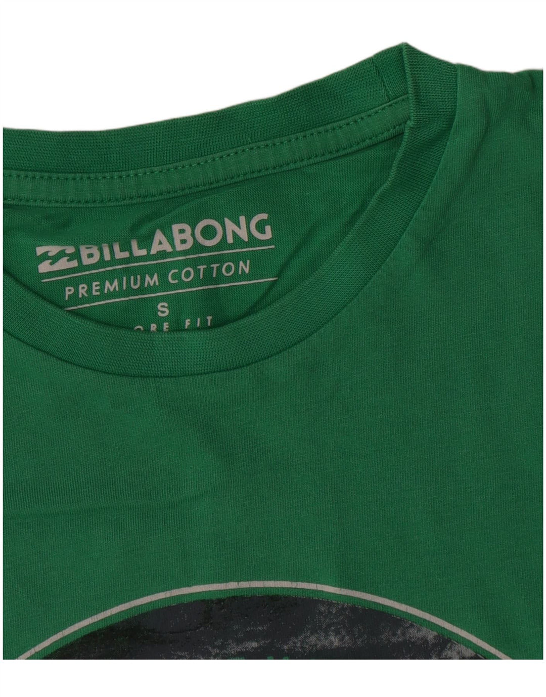 Maglietta grafica da uomo Billabong Top piccola in cotone verde