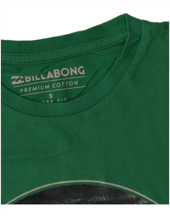 Maglietta grafica da uomo Billabong Top piccola in cotone verde