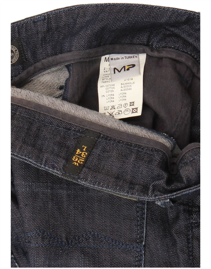 Pantaloncini di jeans da donna Meltin' Pot W26 piccoli in cotone blu navy