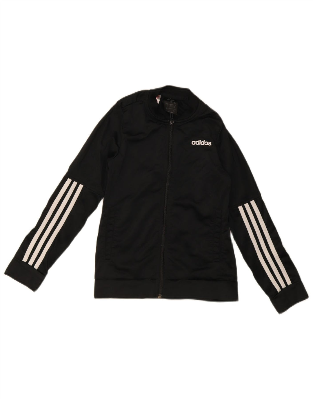 Adidas Tuta da Ragazzo Top Giacca 9-10 Anni Poliestere Nera Sportiva