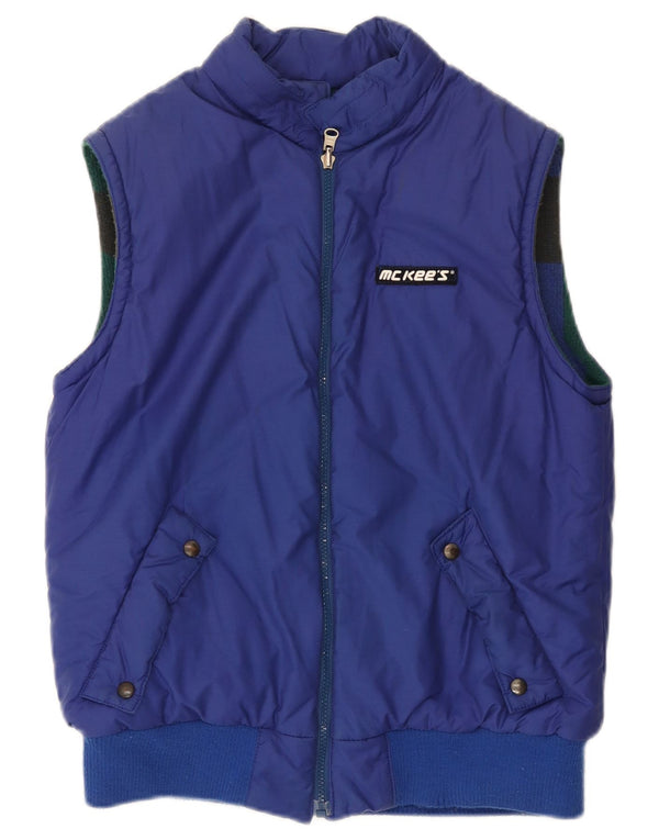 Gilet reversibile da uomo di MC Kee IT 44 XS blu cotone
