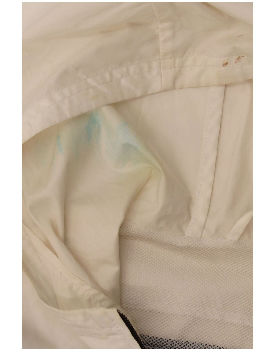 Giacca antipioggia da uomo Adidas con cappuccio UK 38 poliestere color block nero medio