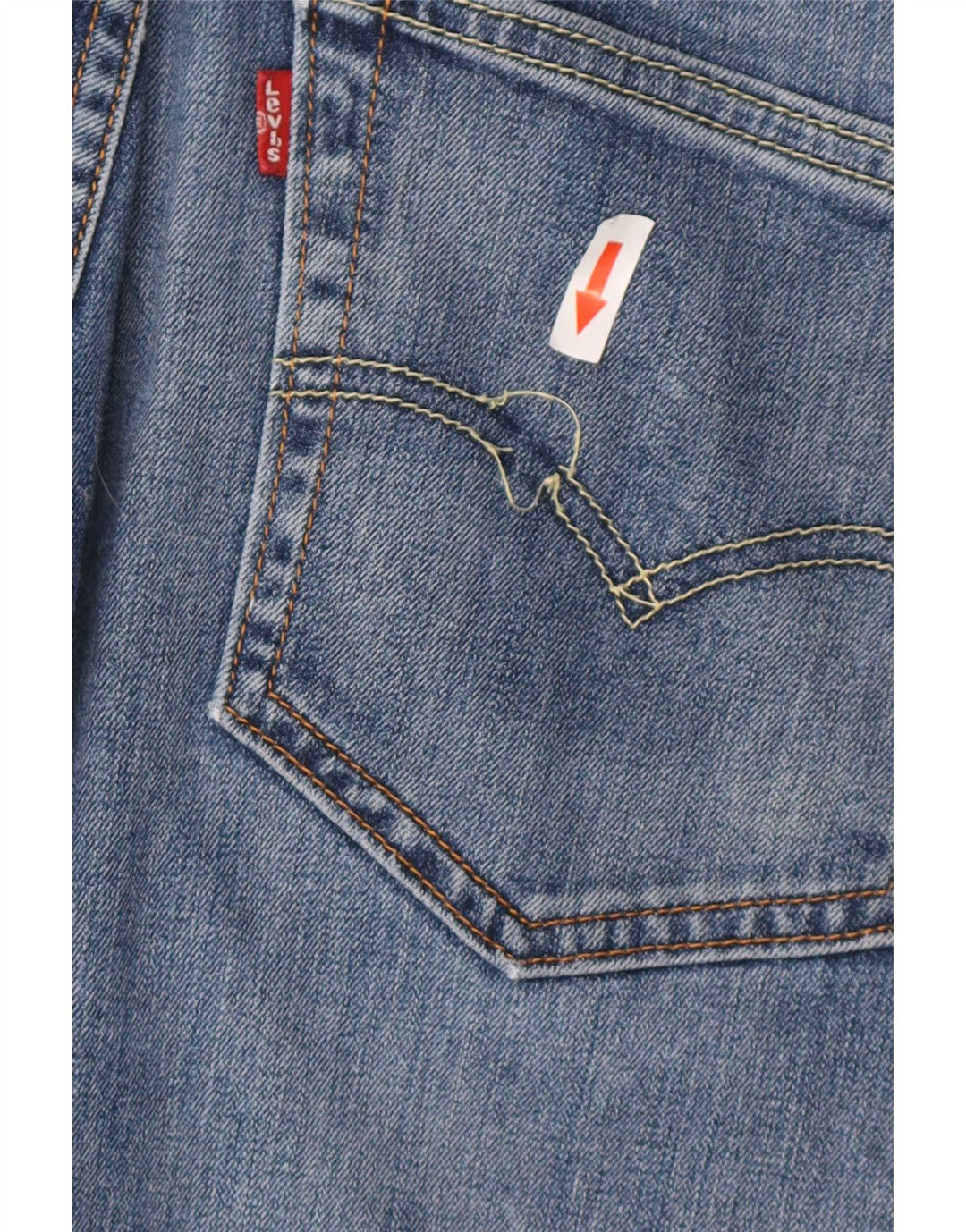 Levi's Uomo 504 Jeans dritti W36 L30 Cotone Blu