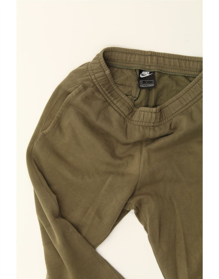 NIKE Mens Tracksuit Trousers Joggers Small  Khaki Cotton Vintage Nike and Second-Hand Nike from Messina Hembry 