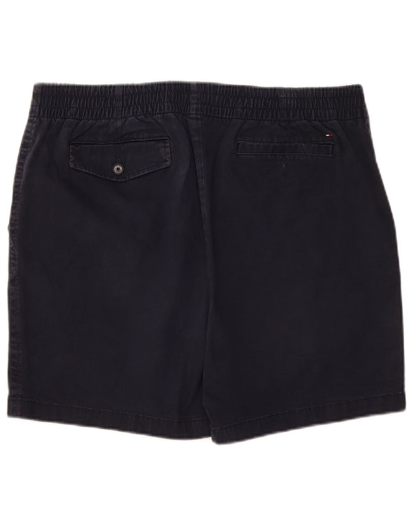 Pantaloncini chino da uomo Tommy Hilfiger grandi W34 cotone blu navy