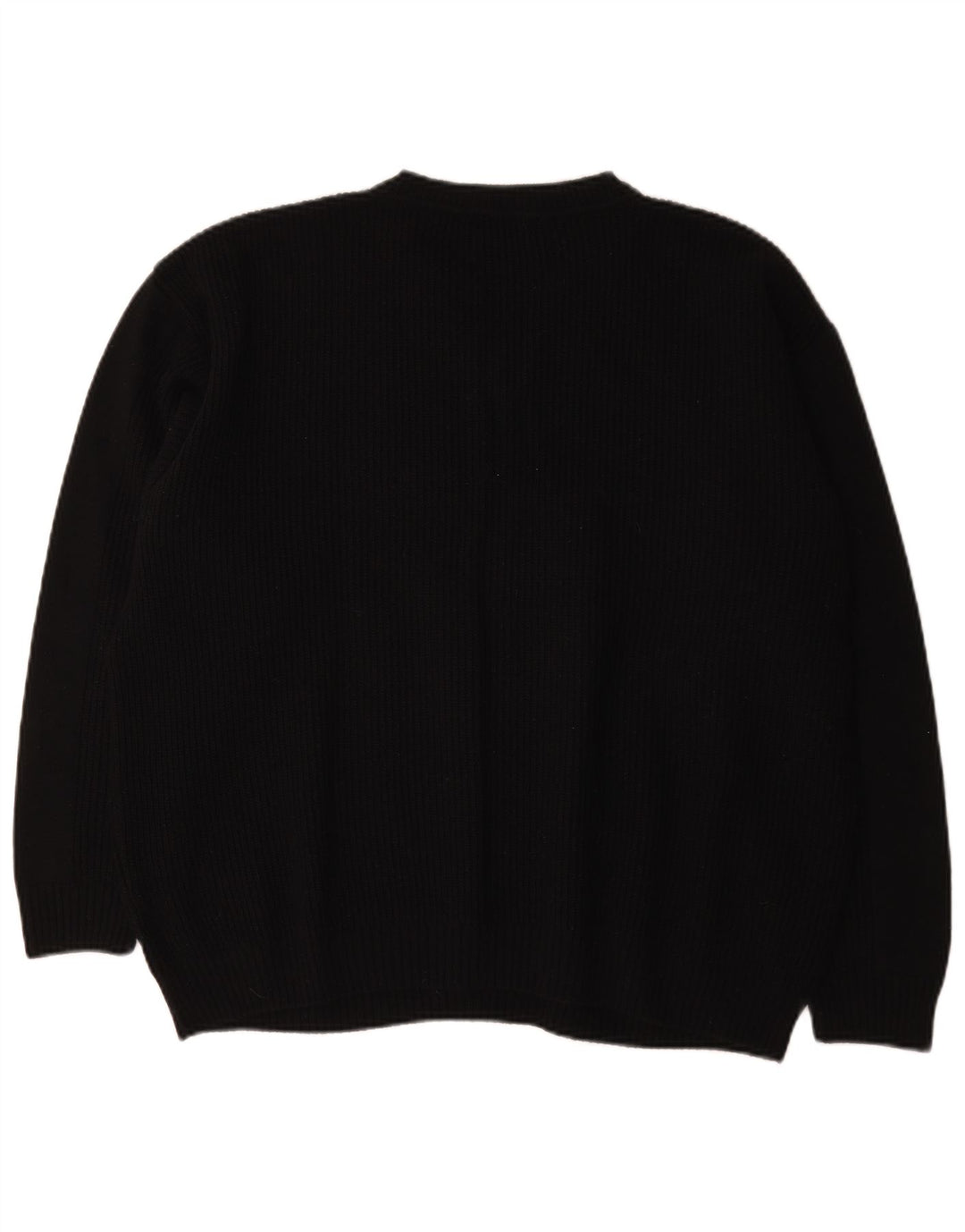 Maglione da uomo con scollo a V Engbers EU 54 XL lana a righe nere