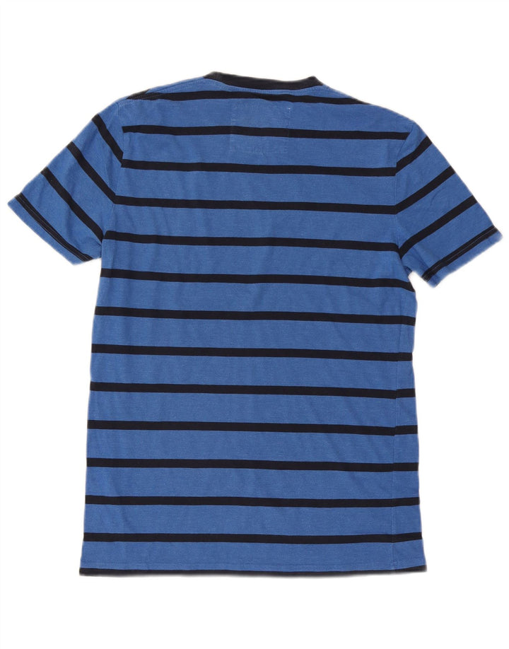 JACK WILLS T-shirt da uomo Top piccola in cotone a righe blu