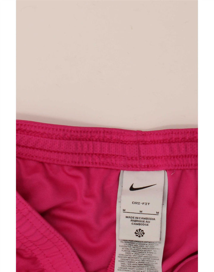 Pantaloncini sportivi da donna Nike UK 14 Medium Pink Colourblock Poliestere