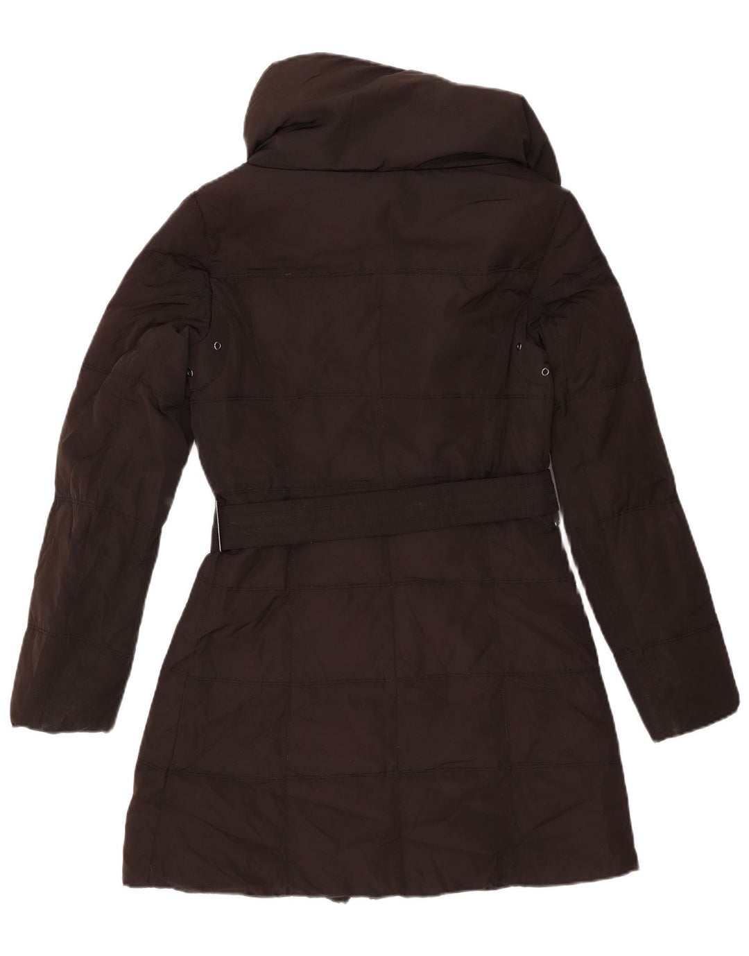 Cappotto imbottito da donna Zara UK 12 medio nero poliestere