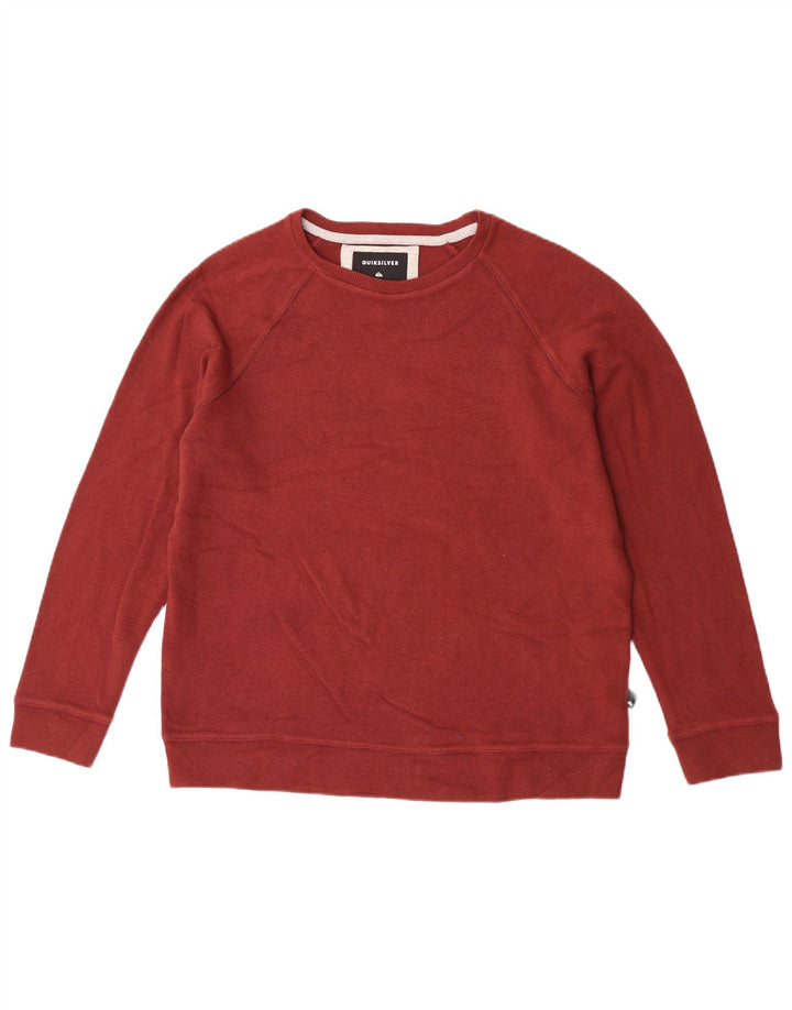 Felpa da uomo Quiksilver Maglione grande in cotone marrone