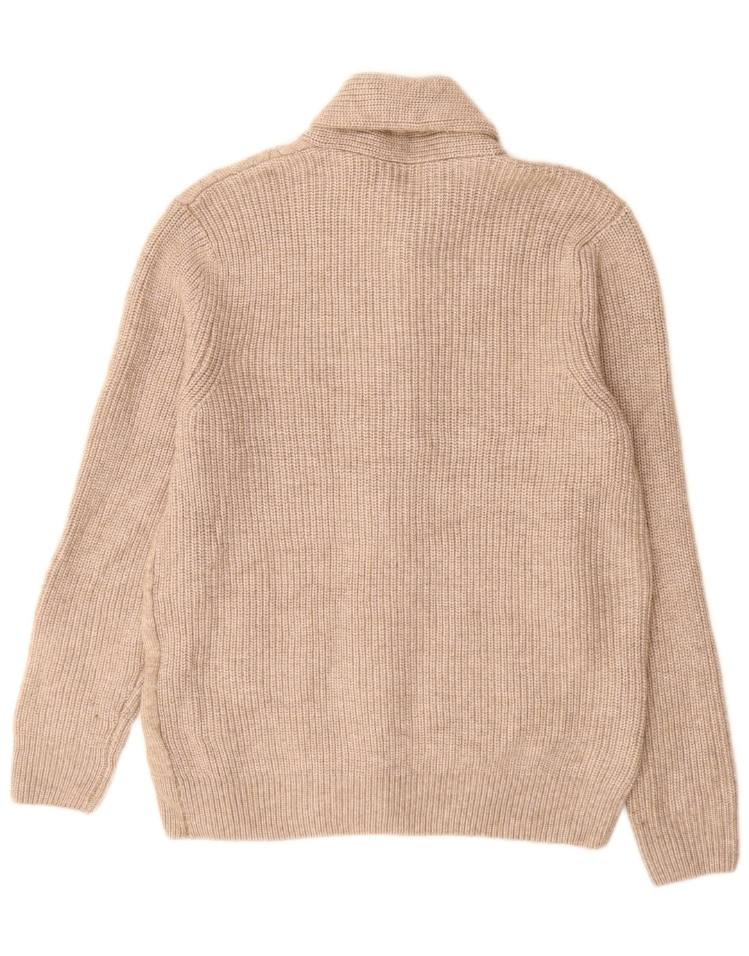 Maglione cardigan da uomo Marks & Spencer grande poliestere beige