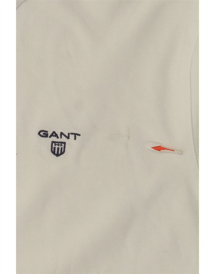 Polo da uomo Gant XL in cotone bianco