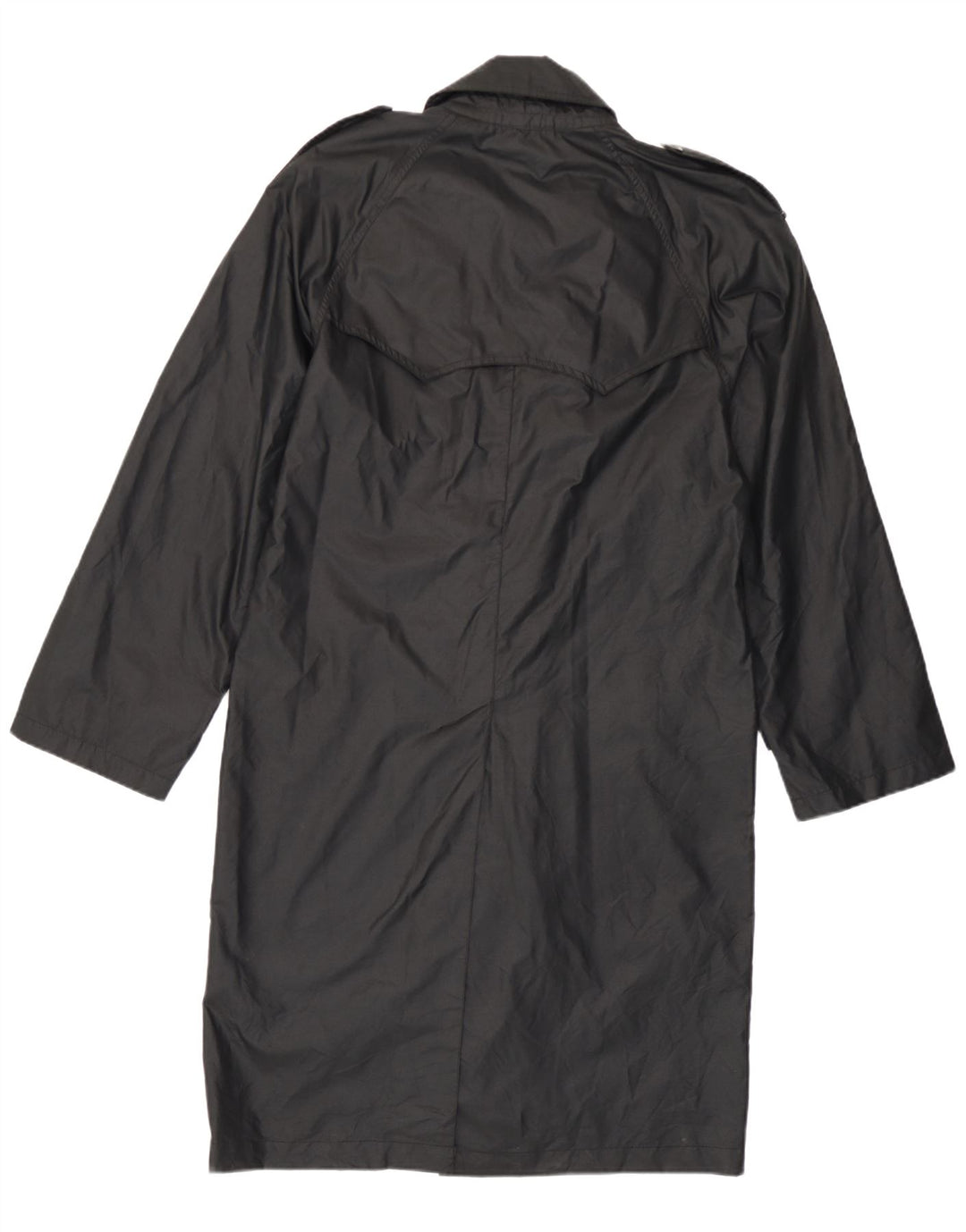 Trench da uomo con cappuccio Fiorucci UK 36 piccolo in nylon nero