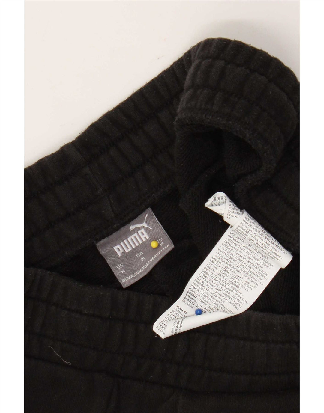 Pantaloncini sportivi da uomo Puma medio cotone nero