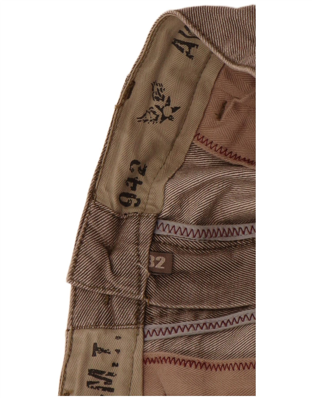 Pantaloni chino dritti da uomo Avirex W32 L29 Grigi