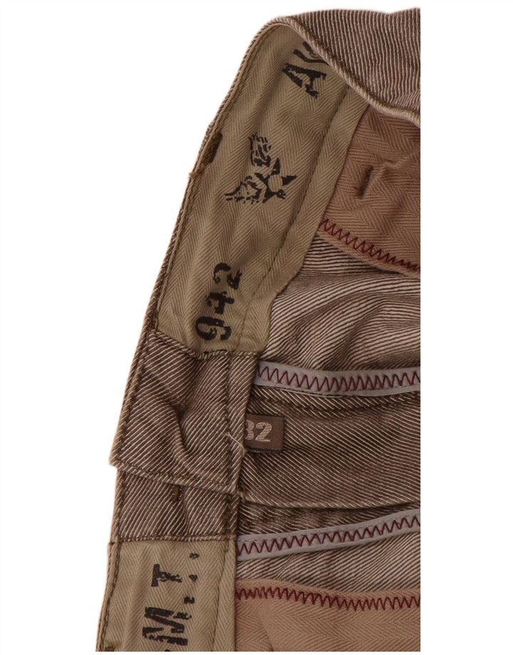 Pantaloni chino dritti da uomo Avirex W32 L29 Grigi