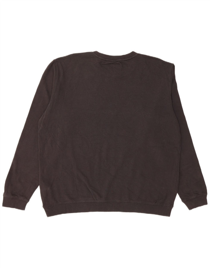 RIP CURL Mens Graphic Sweatshirt Jumper Medium Black Cotton