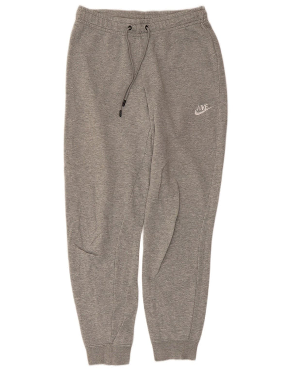 Pantaloni da tuta da donna Nike Joggers UK 10 Small Grey Flecked Cotton