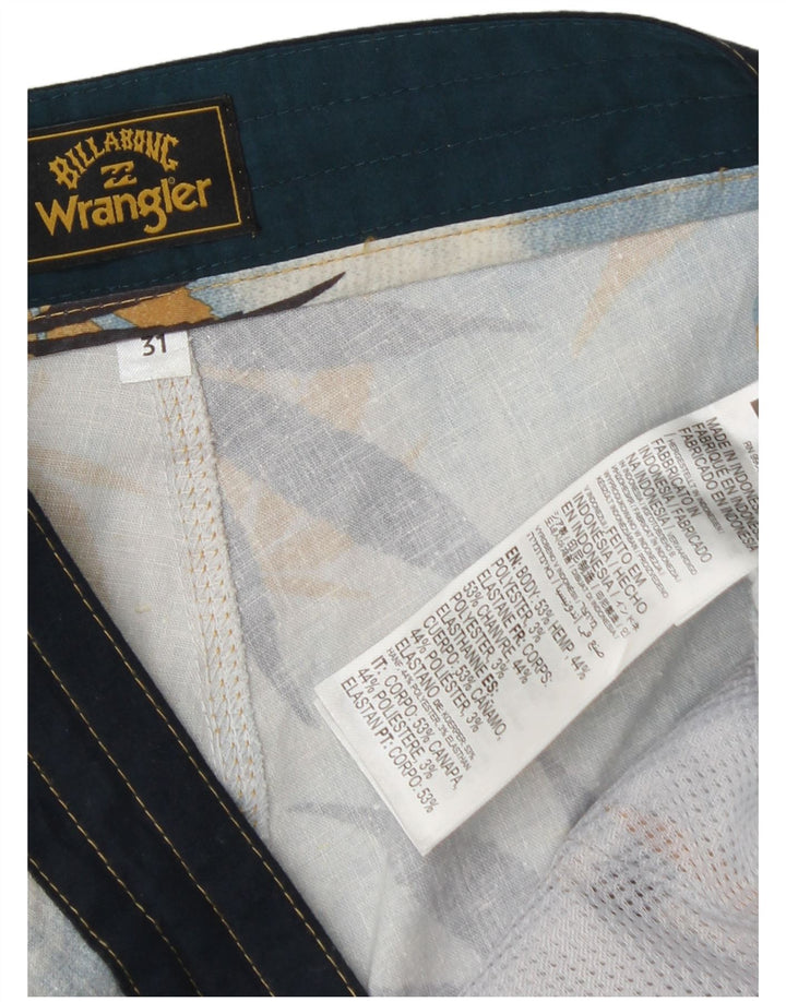 Pantaloncini da bagno da uomo Wrangler Canapa floreale blu medio