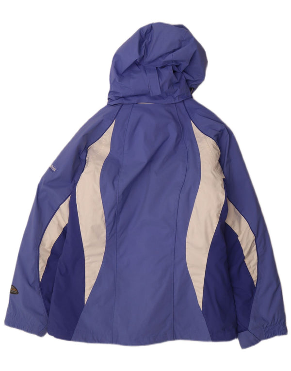 Giacca a vento Columbia Interchange da donna UK 10 Small Blue Colourblock
