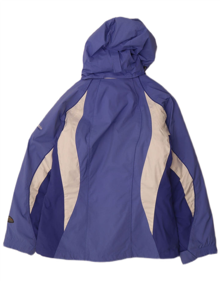 Giacca a vento Columbia Interchange da donna UK 10 Small Blue Colourblock