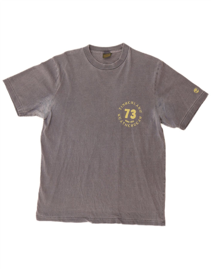 T-shirt da uomo Timberland Top in cotone grigio medio