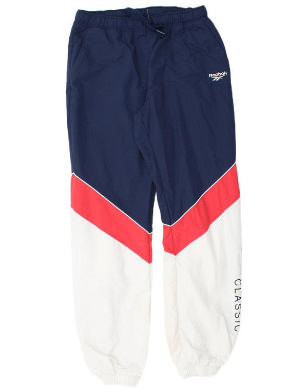 Pantaloni da tuta da donna Reebok Joggers UK 8/10 Small Blu Navy