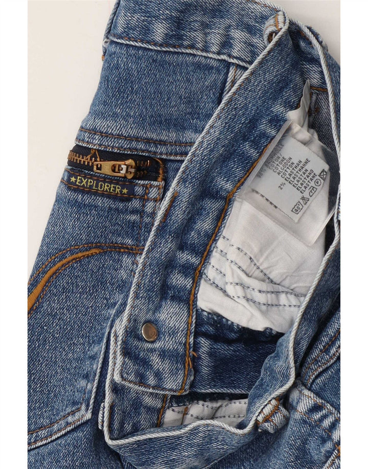 Jeans dritti da donna Explorer W26 L30 cotone blu