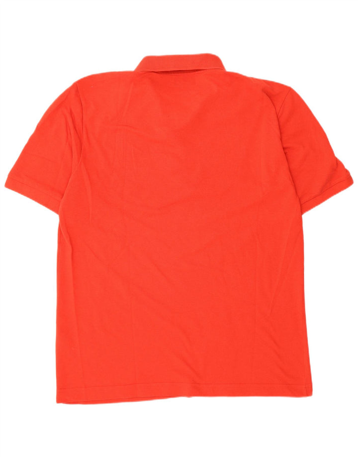 Polo grafica da uomo Kappa XL in cotone rosso