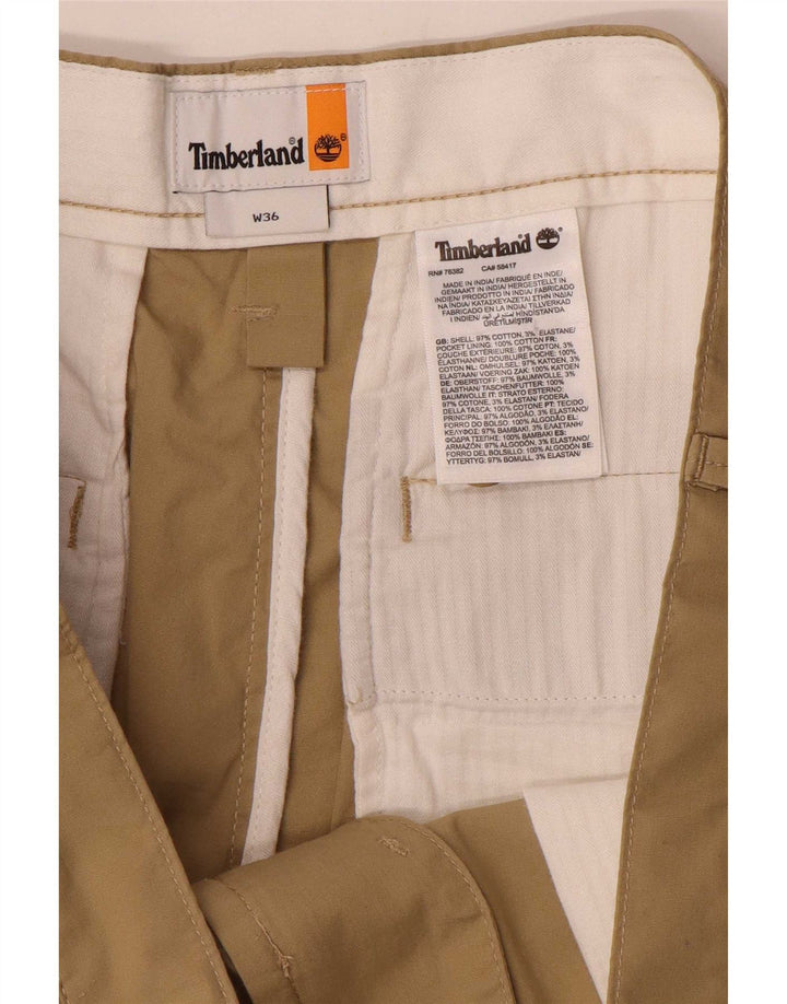 Pantaloncini chino da uomo Timberland W36 Large Beige