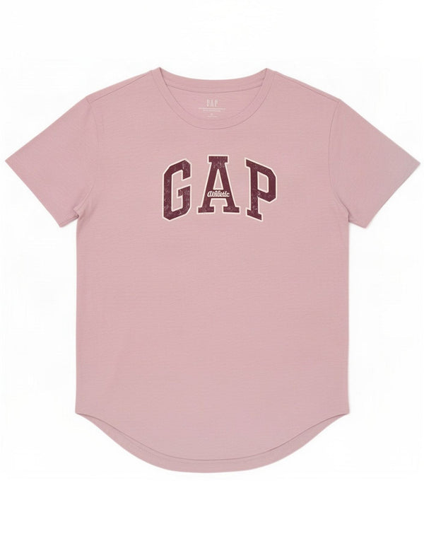 Gap T-shirt oversize da donna con grafica UK 6 XS Cotone screziato viola