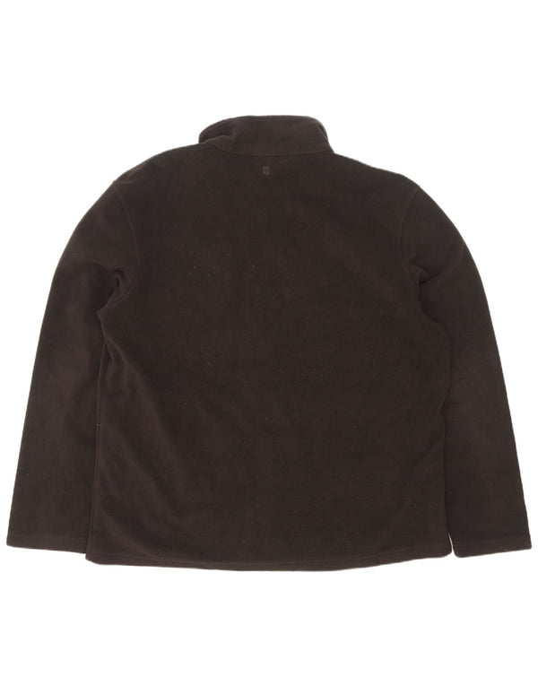 Giacca in pile da uomo Mountain Warehouse UK 44 2XL Poliestere nero