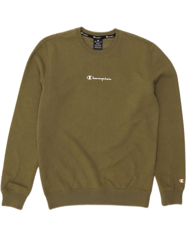 Felpa da uomo Champion Small in cotone kaki